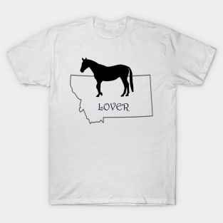 Montana Horse Lover Gift T-Shirt